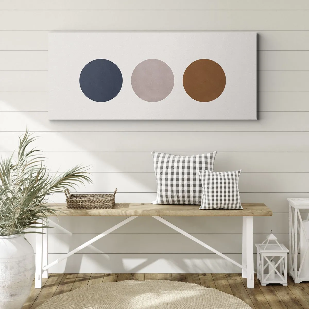 Canvastavla - Bild på duk - Perfektionens symbol - 160x50 cm