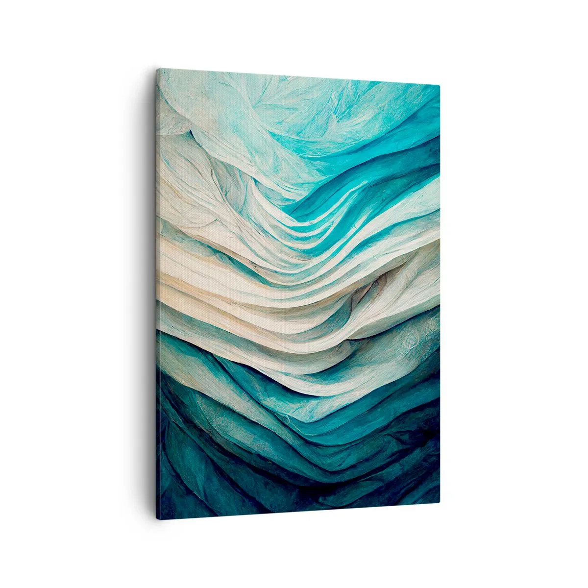 Canvastavla - Bild på duk - Blå omättlighet - 50x70 cm