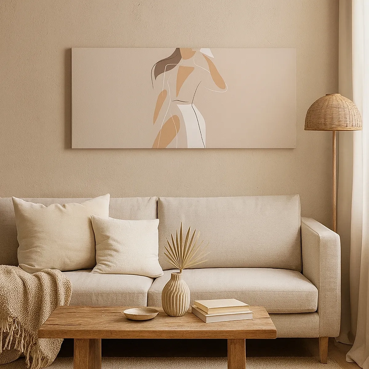 Canvastavla - Bild på duk - Mode är lek - 30x30 cm