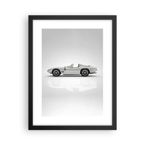 Affisch i svart ram - Ett löfte om lek - 30x40 cm