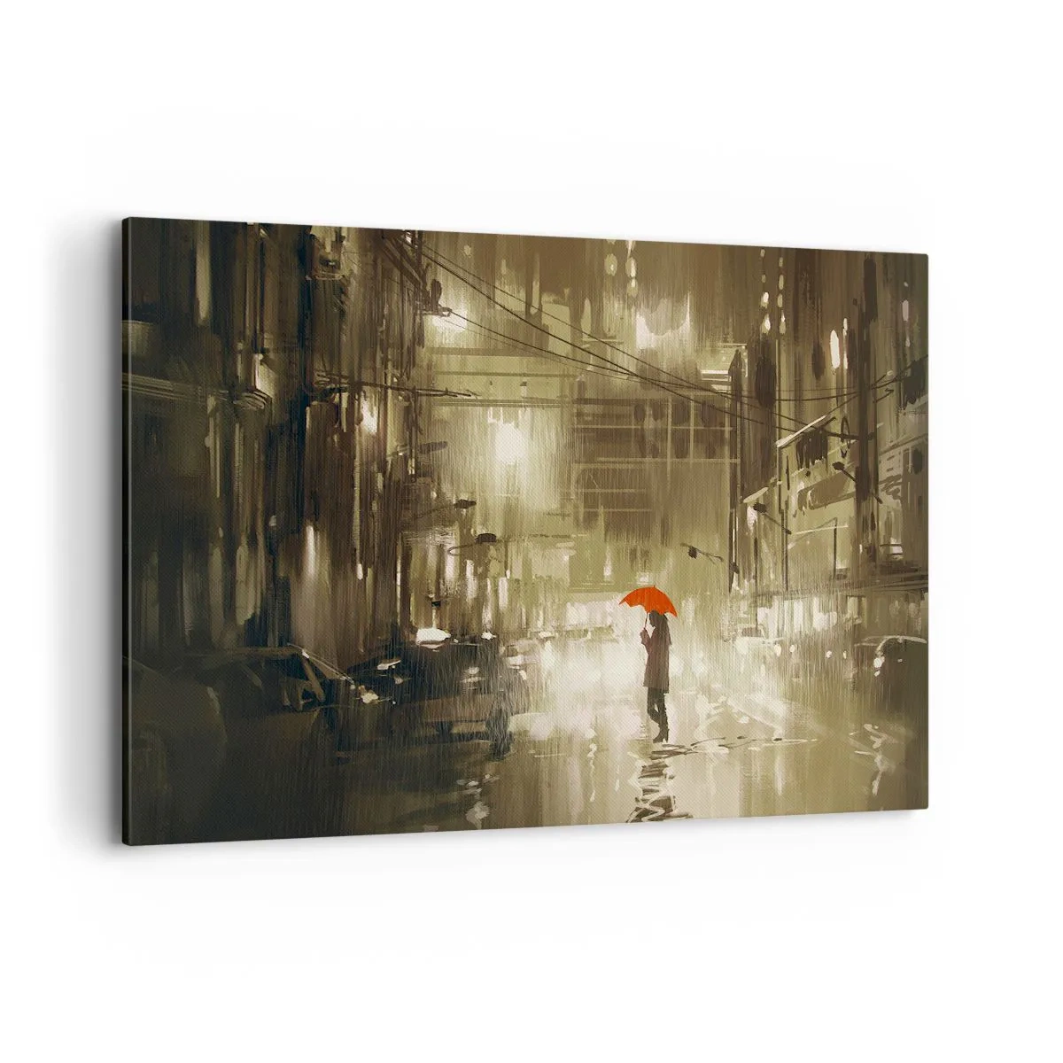 Canvastavla - Bild på duk - Själv, men inte ensam - 120x80 cm