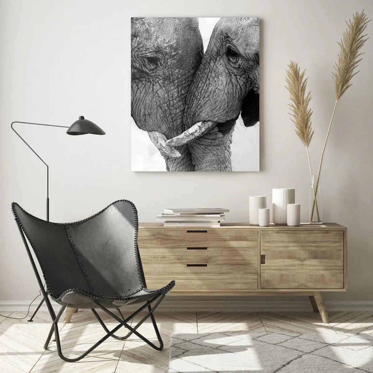 Glastavla - Bild på glas - Hjärtlig bekännelse - 50x70 cm