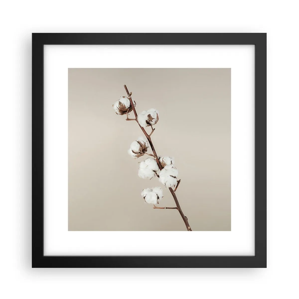 Affisch i svart ram - Hos mjukhetens källa - 30x30 cm