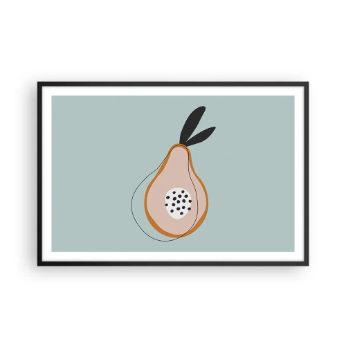 Affisch i svart ram - Att tränga in i sakens natur - 91x61 cm