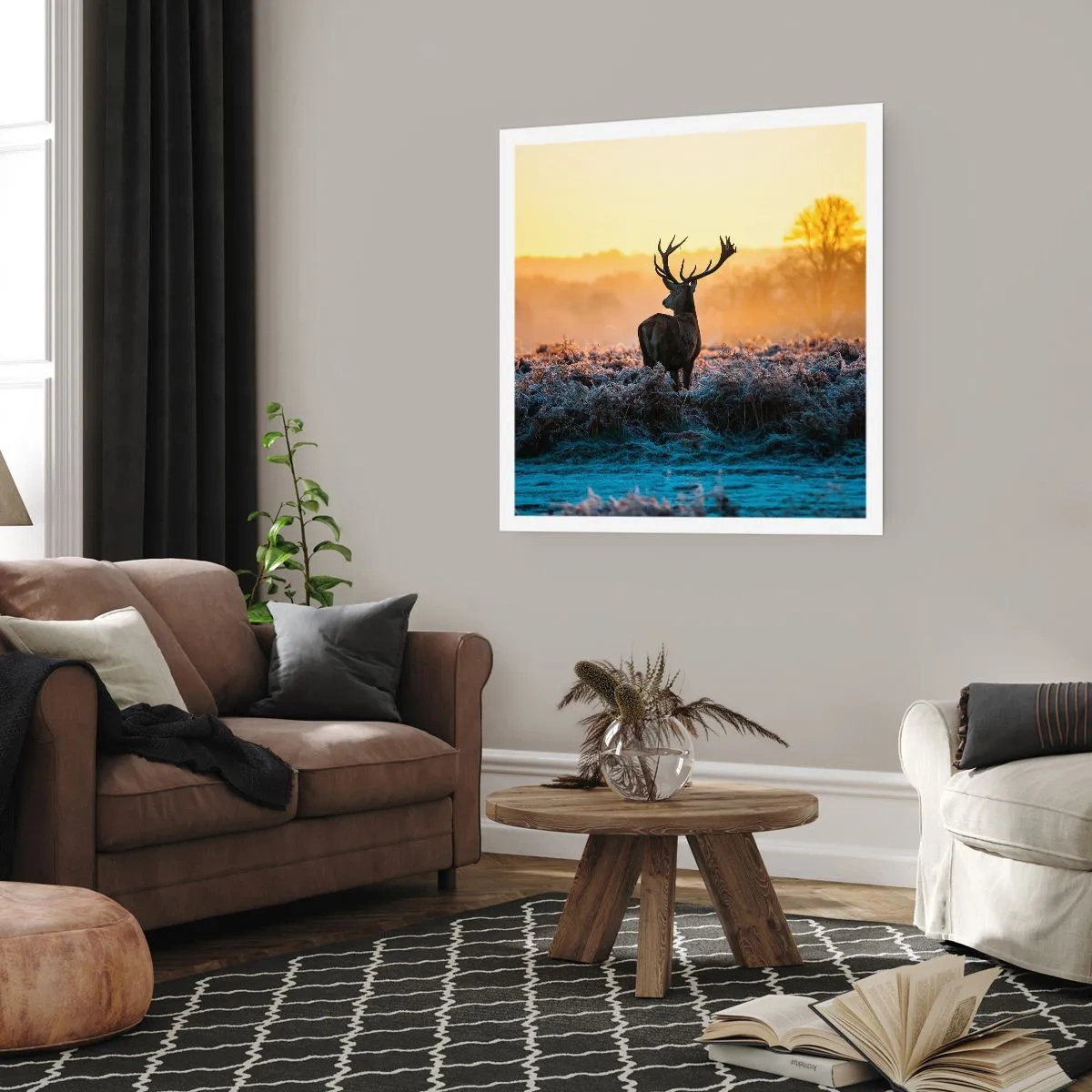 Affisch - Krönt på sin mark - 60x60 cm