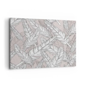 Canvastavla - Bild på duk - Fjäderstorm - 120x80 cm