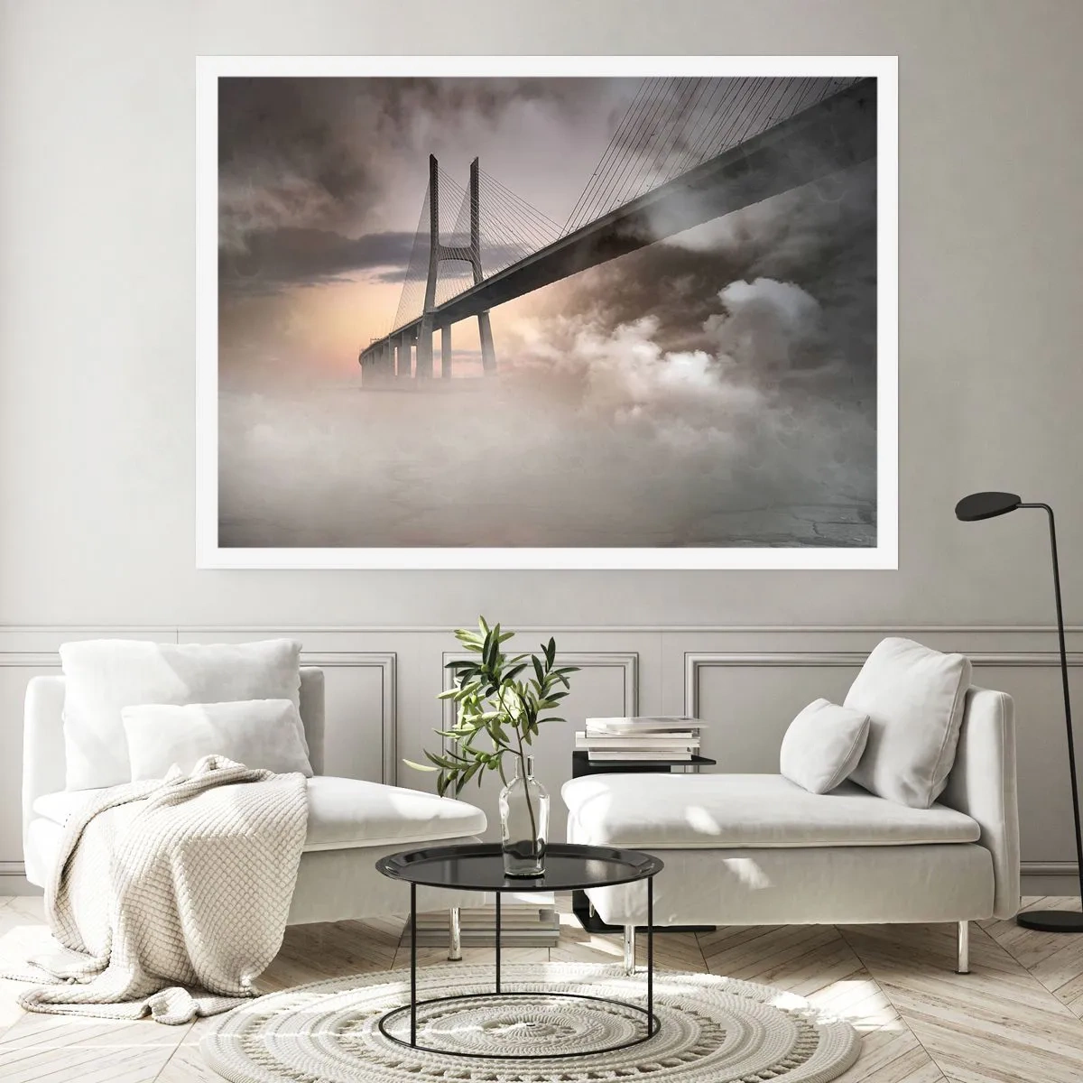 Affisch - Vid en flod som inte finns - 70x50 cm