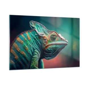 Glastavla - Bild på glas - Ser du mig? Inte bra… - 120x80 cm