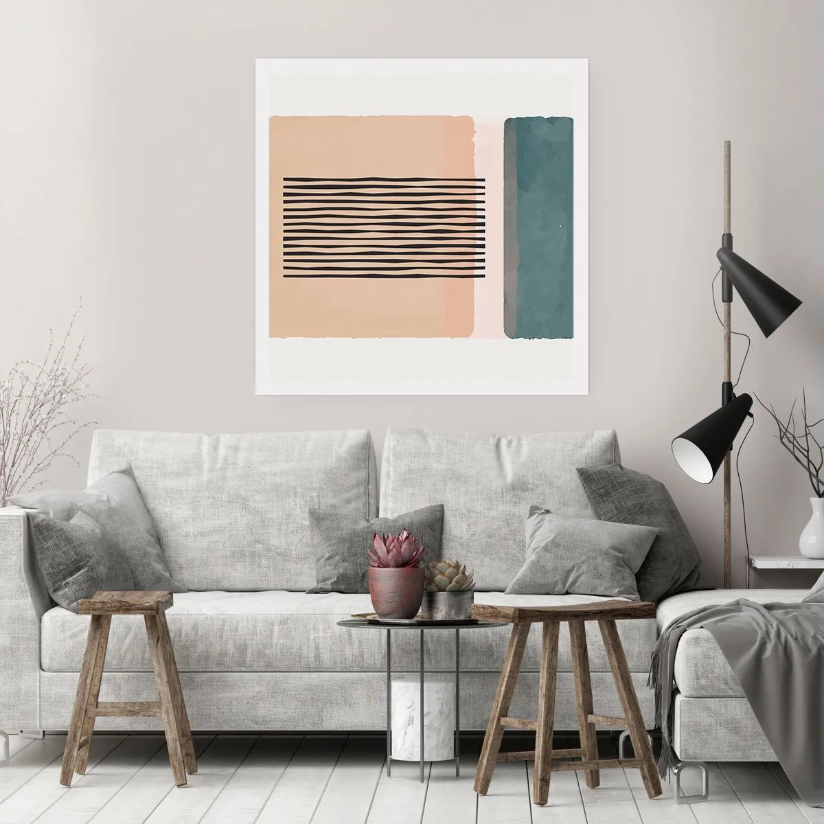 Affisch - Allt väl - 60x60 cm