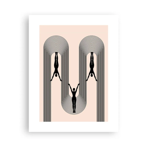 Affisch - Upp och ner - 30x40 cm