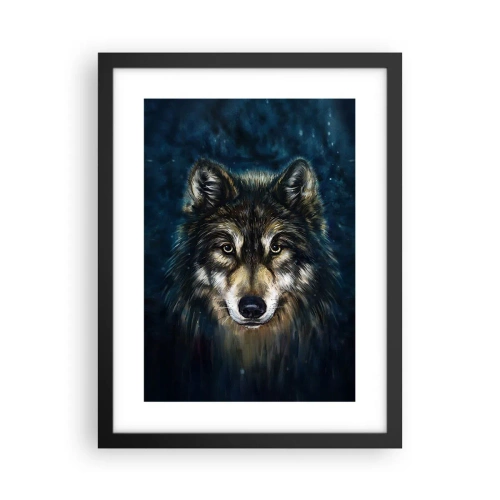 Affisch i svart ram - Alfa? Och omega - 30x40 cm