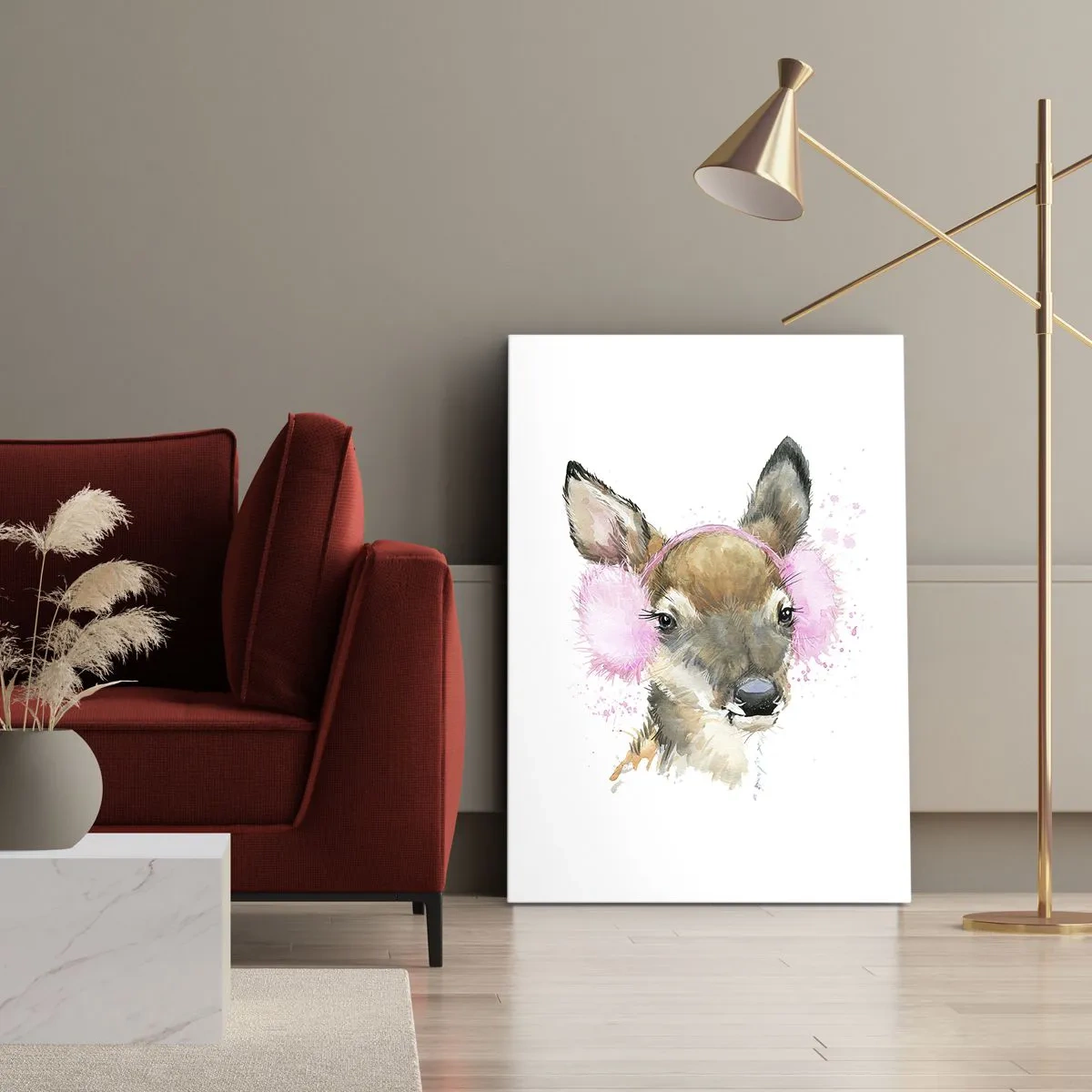 Canvastavla - Bild på duk - Kylan är inte längre skrämmande - 80x120 cm