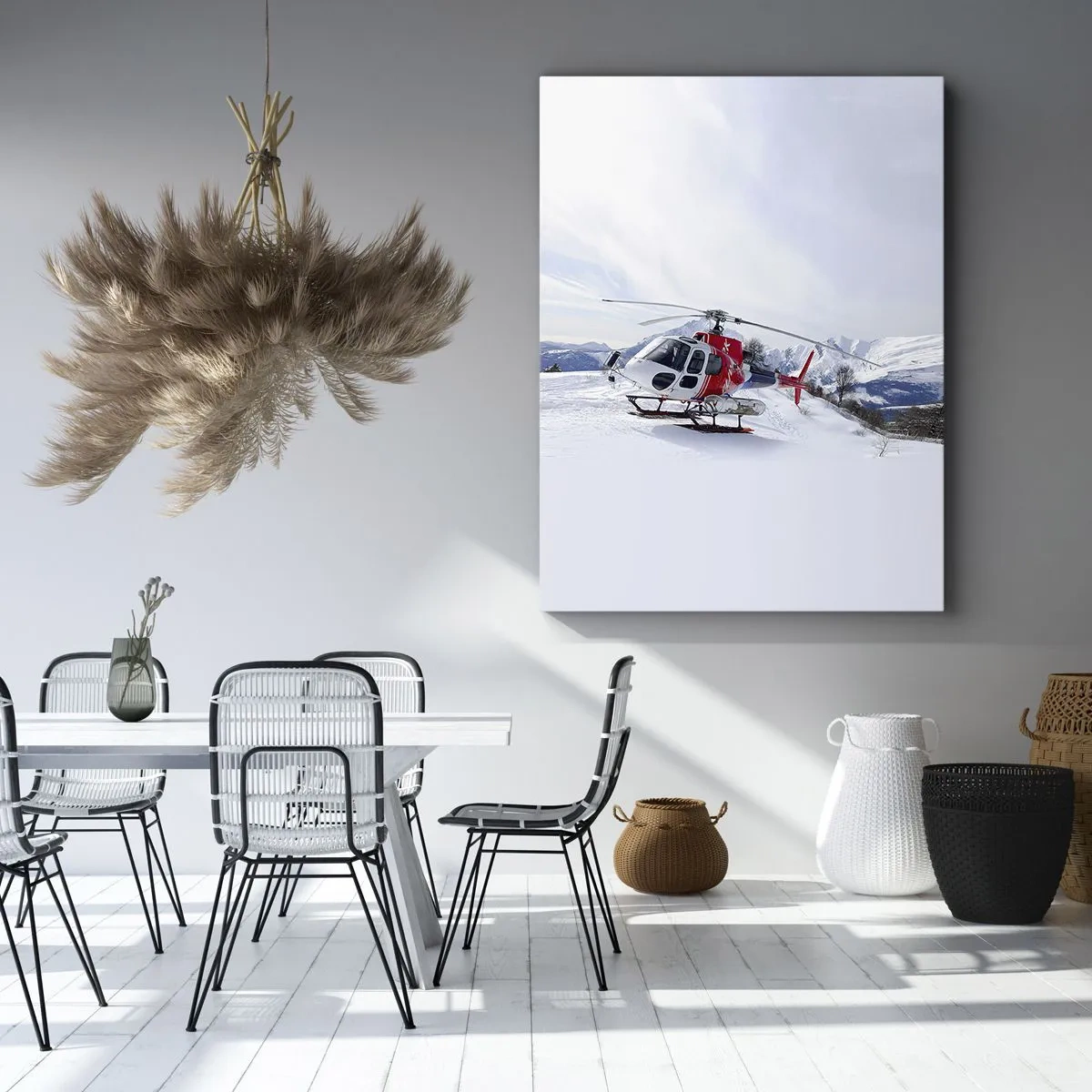 Canvastavla - Bild på duk - Alltid redo - 50x70 cm