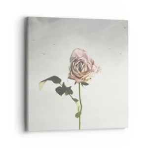 Canvastavla - Bild på duk - Vårens välkomst - 40x40 cm