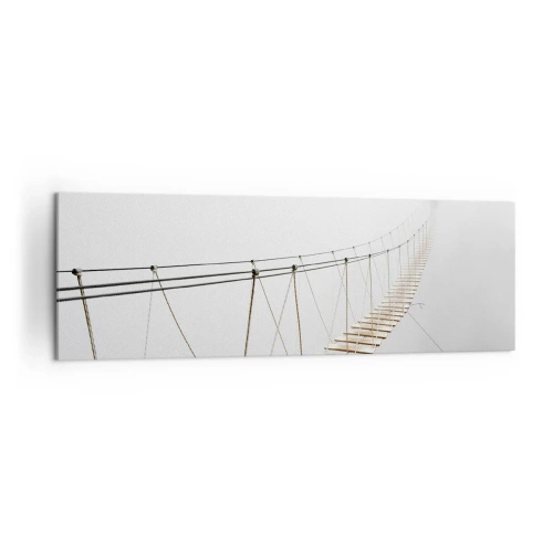 Canvastavla - Bild på duk - Vart leder den dig? - 160x50 cm