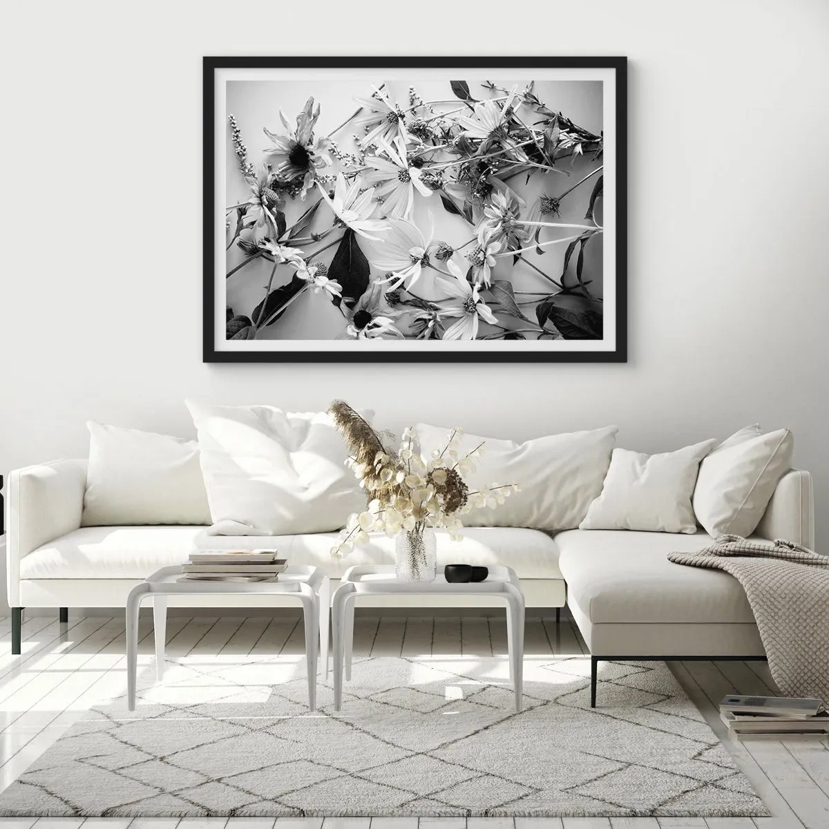 Affisch i svart ram - Icke-blombukett - 100x70 cm