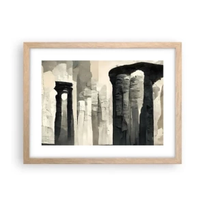 Affisch i ram av ljusek - Antikens majestät - 40x30 cm