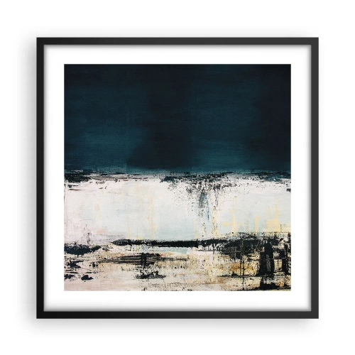 Affisch i svart ram - Horisontell komposition - 50x50 cm