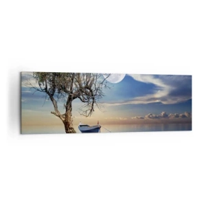 Canvastavla - Bild på duk - Är det slut eller början? - 160x50 cm