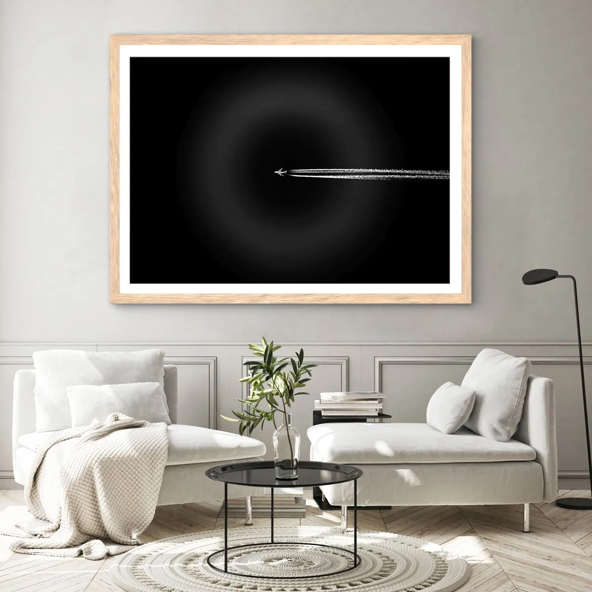 Affisch i ram av ljusek - I en annan dimension - 100x70 cm