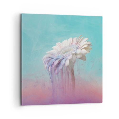 Canvastavla - Bild på duk - Blommornas undervärld - 60x60 cm