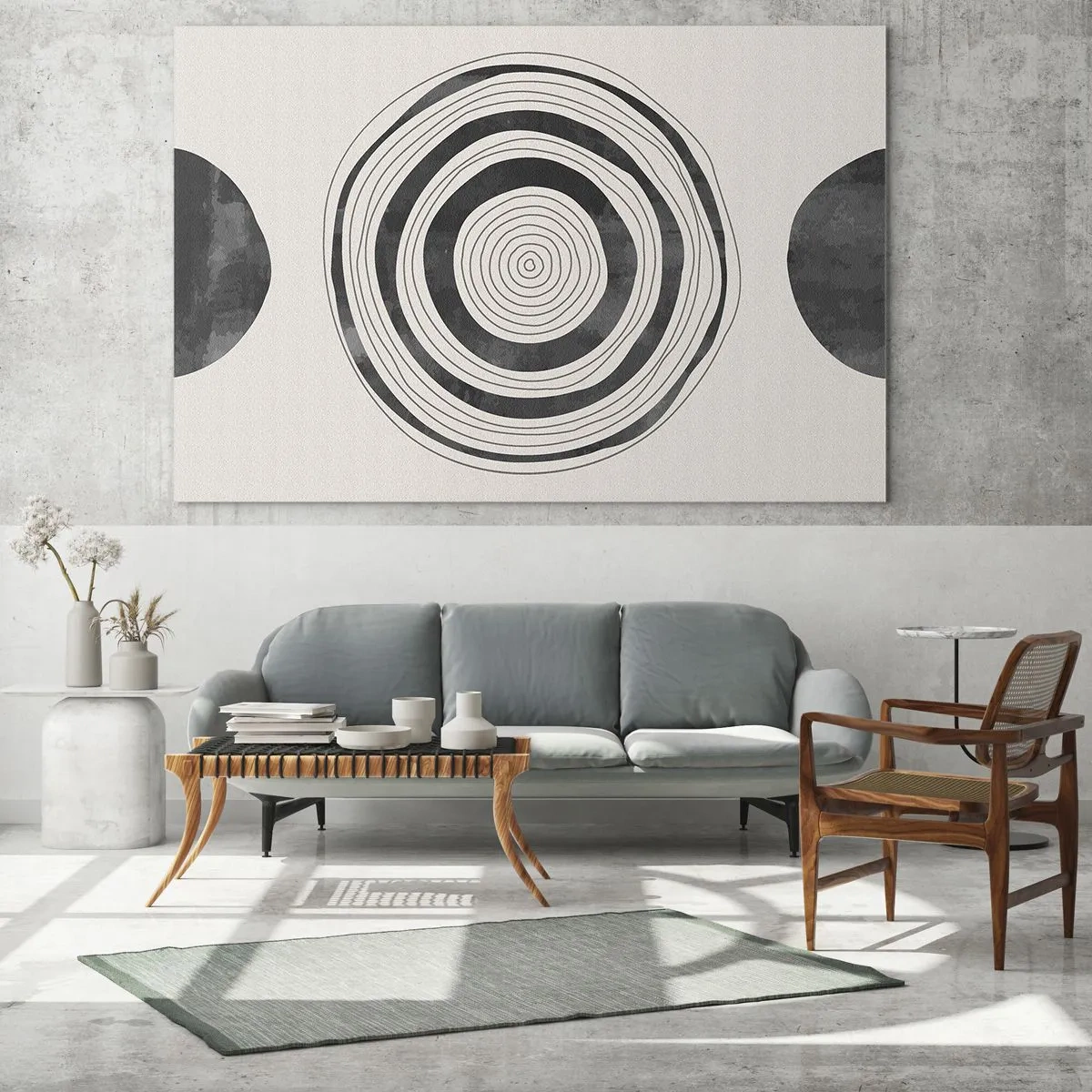 Glastavla - Bild på glas - De viktiga sakerna däremellan - 100x70 cm