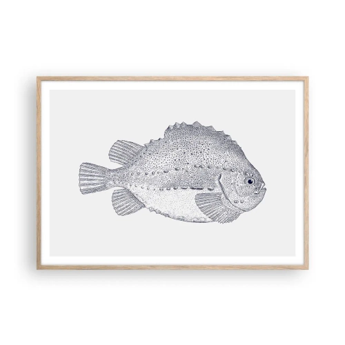 Affisch i ram av ljusek - Till naturforskarens album - 100x70 cm
