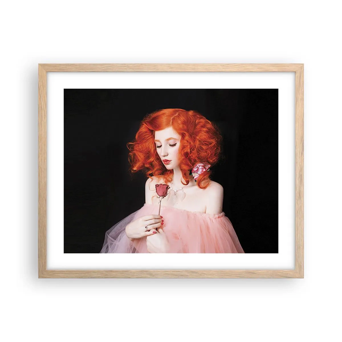 Affisch i ram av ljusek - I Barockstil - 50x40 cm