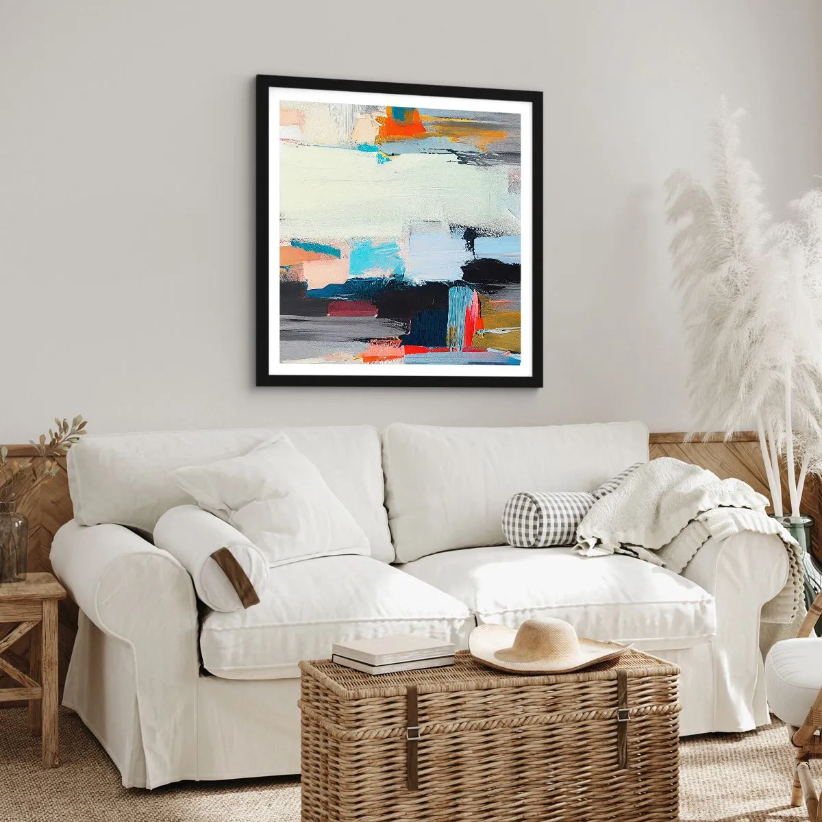 Affisch i svart ram - Finns det någon metod? - 40x40 cm