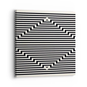 Canvastavla - Bild på duk - Geometrisk illusion - 30x30 cm