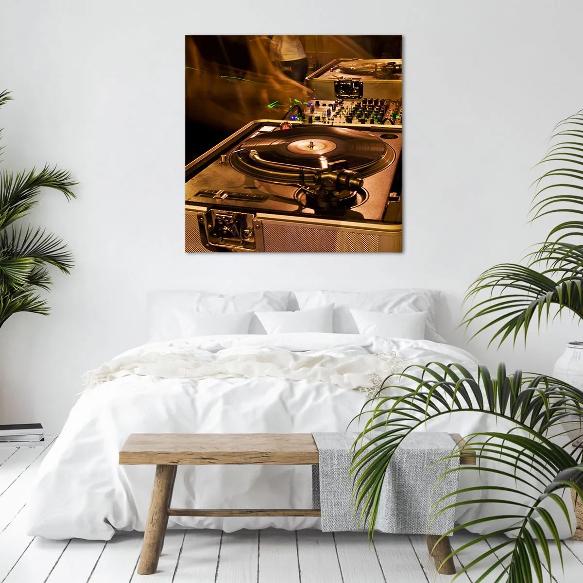 Canvastavla - Bild på duk - Känner du kraften? - 60x60 cm
