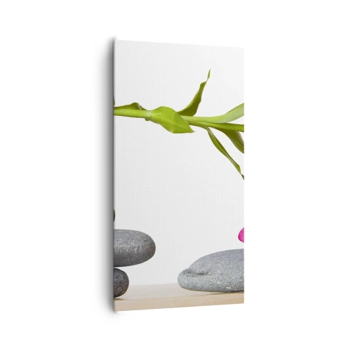 Canvastavla - Bild på duk - Livets färger och varaktighet - 65x120 cm