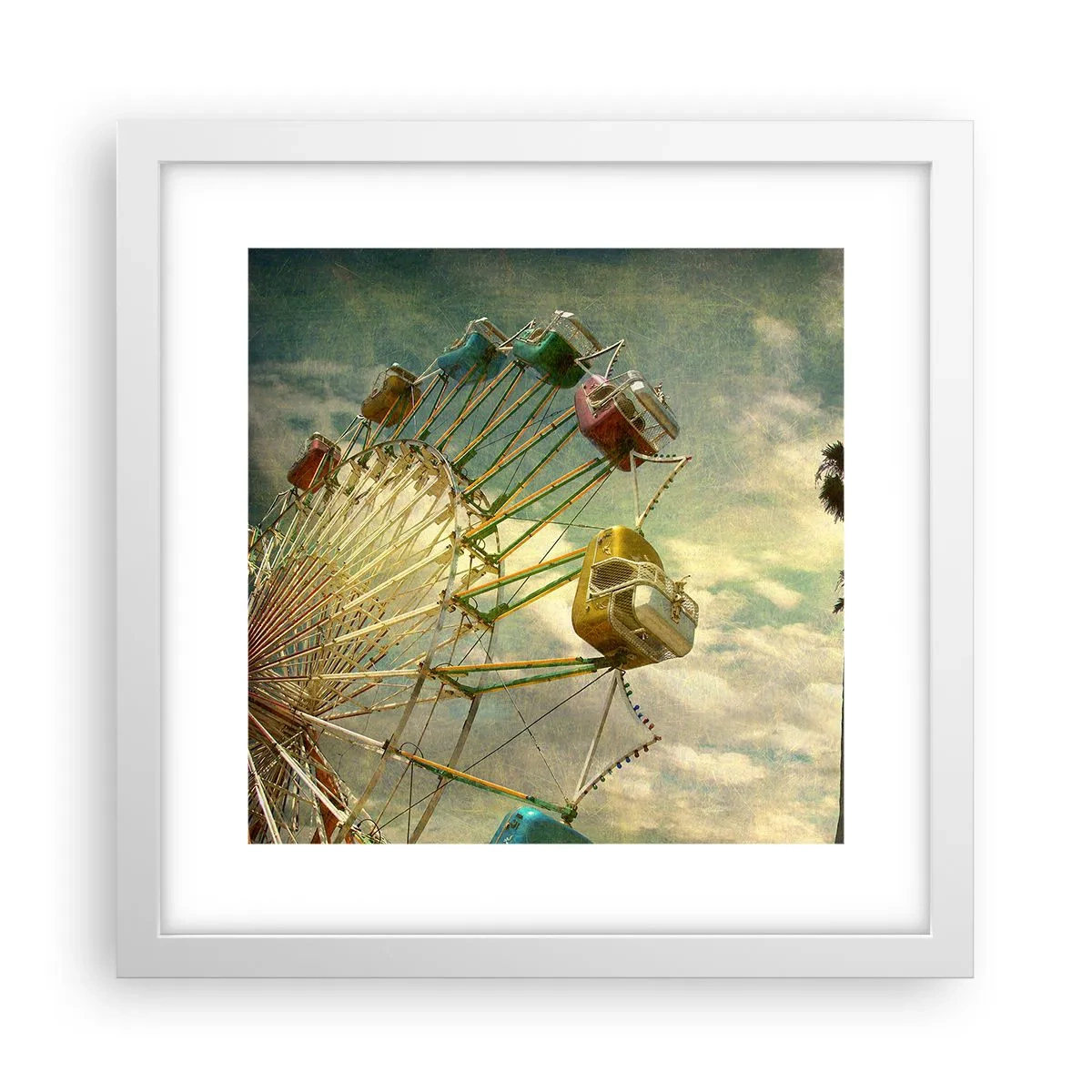 Affisch i vit ram - Kommer att bli, kommer att bli kul.... - 30x30 cm