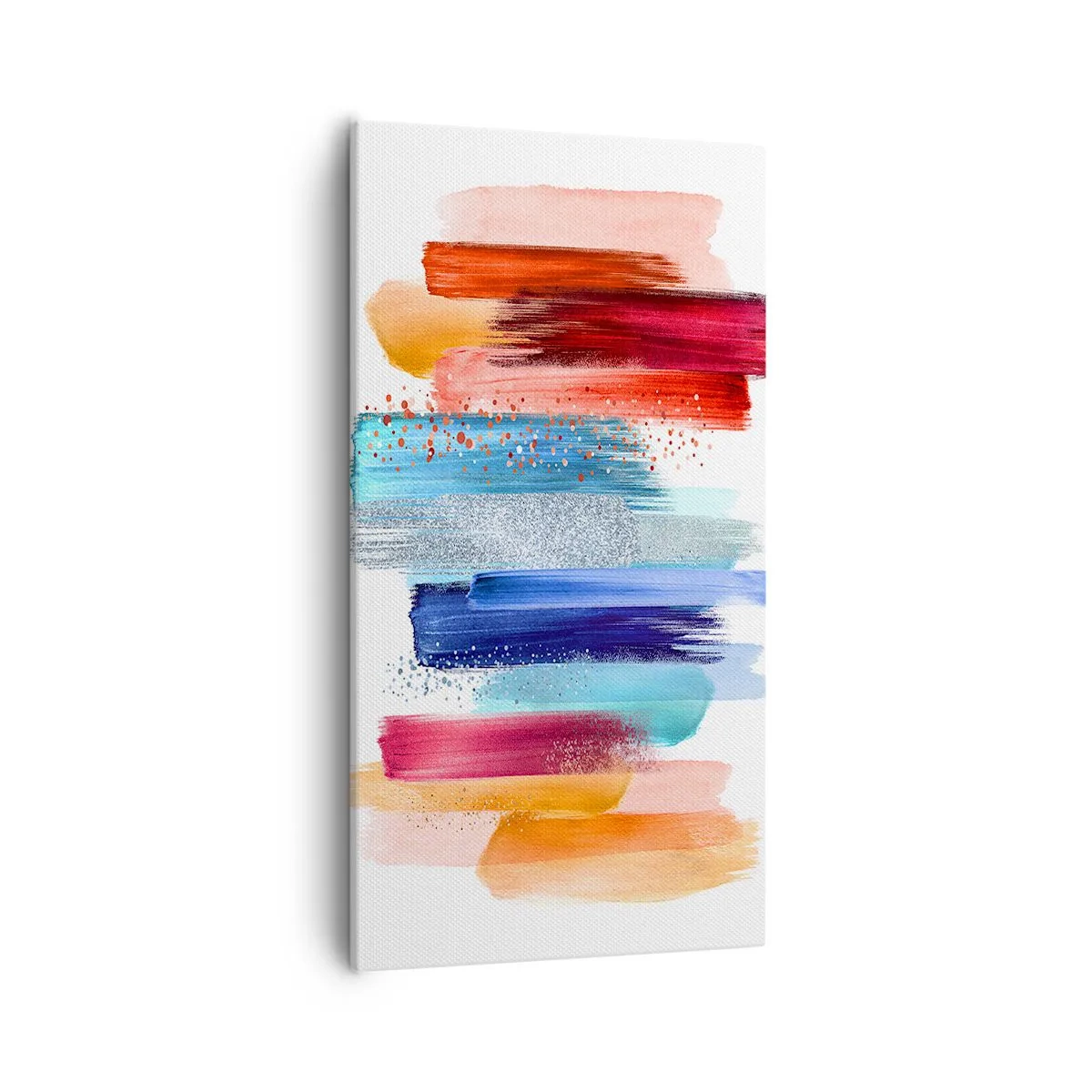 Canvastavla - Bild på duk - Upp och ner  - 55x100 cm