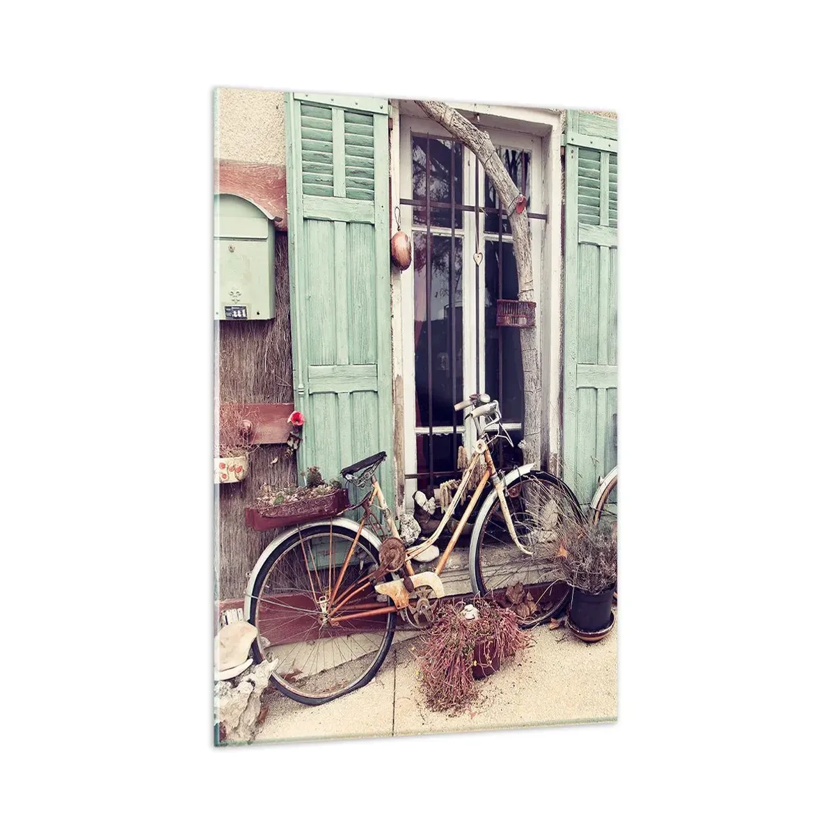 Glastavla - Bild på glas - Länge leve provinsen - 80x120 cm