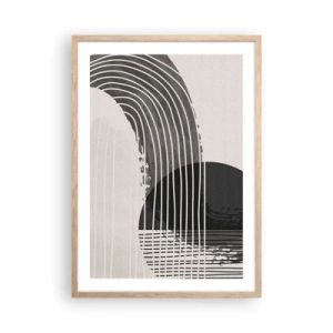 Affisch i ram av ljusek - Dit och tillbaka - 50x70 cm