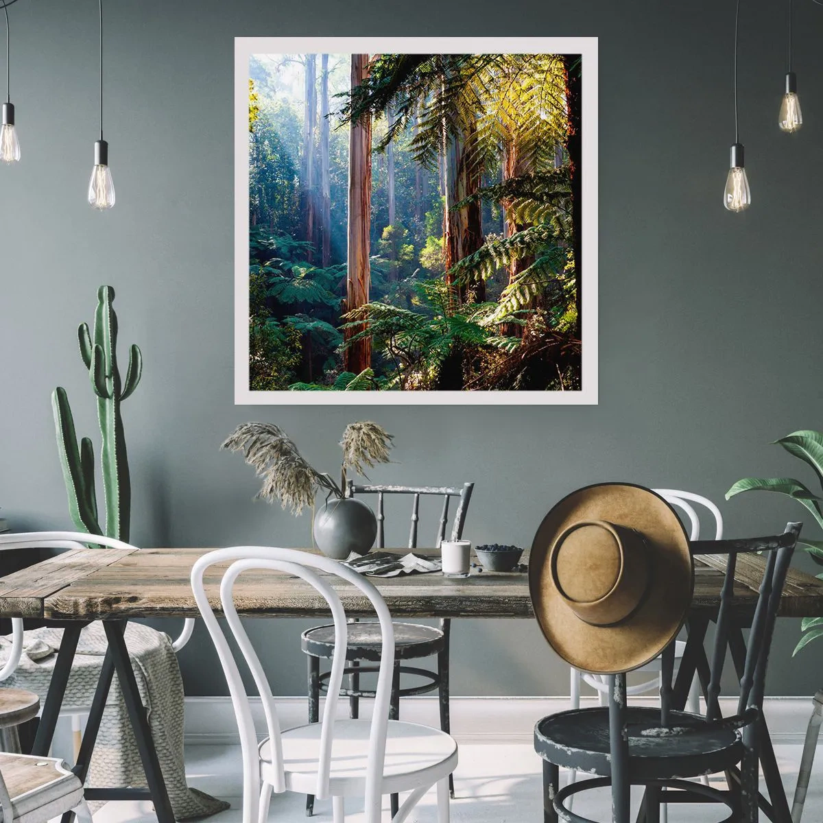 Affisch - Skogens saga - 40x40 cm