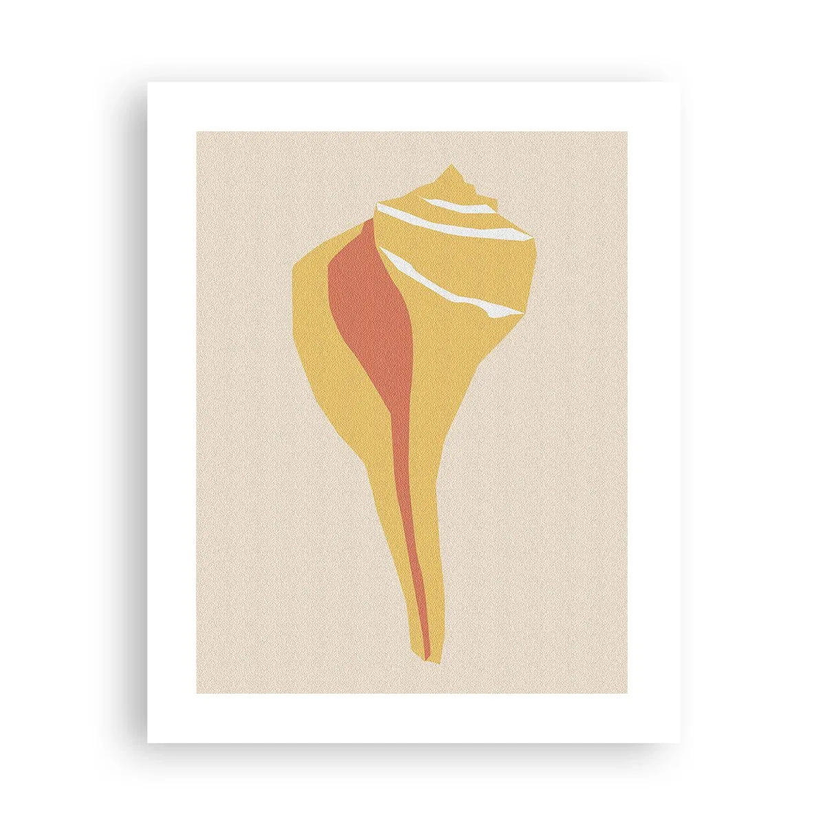 Affisch - Organisk abstraktion - tillväxt - 40x50 cm