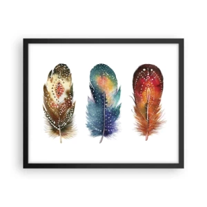 Affisch i svart ram - Ritualer, seder, hemligheter - 50x40 cm