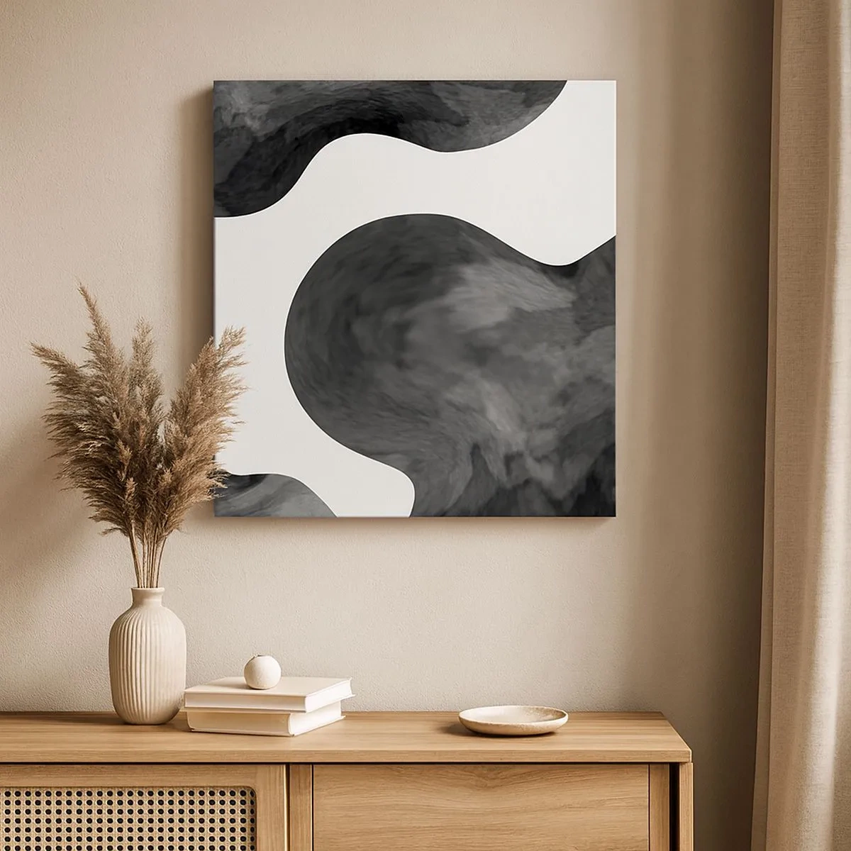 Canvastavla - Bild på duk - Mjölkvägen - 30x30 cm