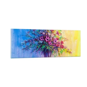 Glastavla - Bild på glas - Sommarängens gåva - 140x50 cm
