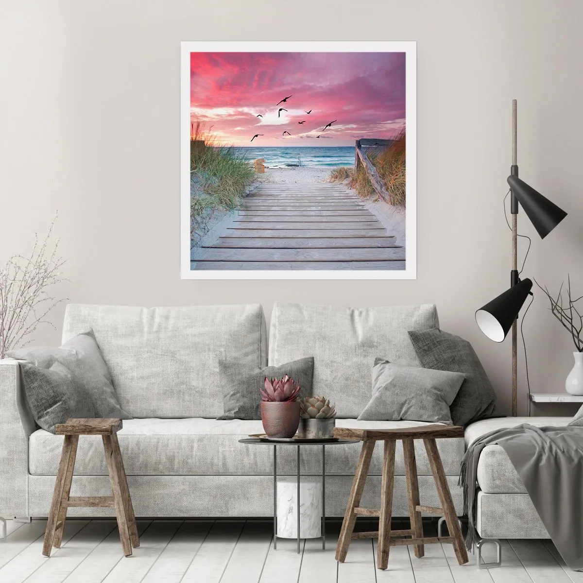 Affisch - Östersjöimpression - 60x60 cm