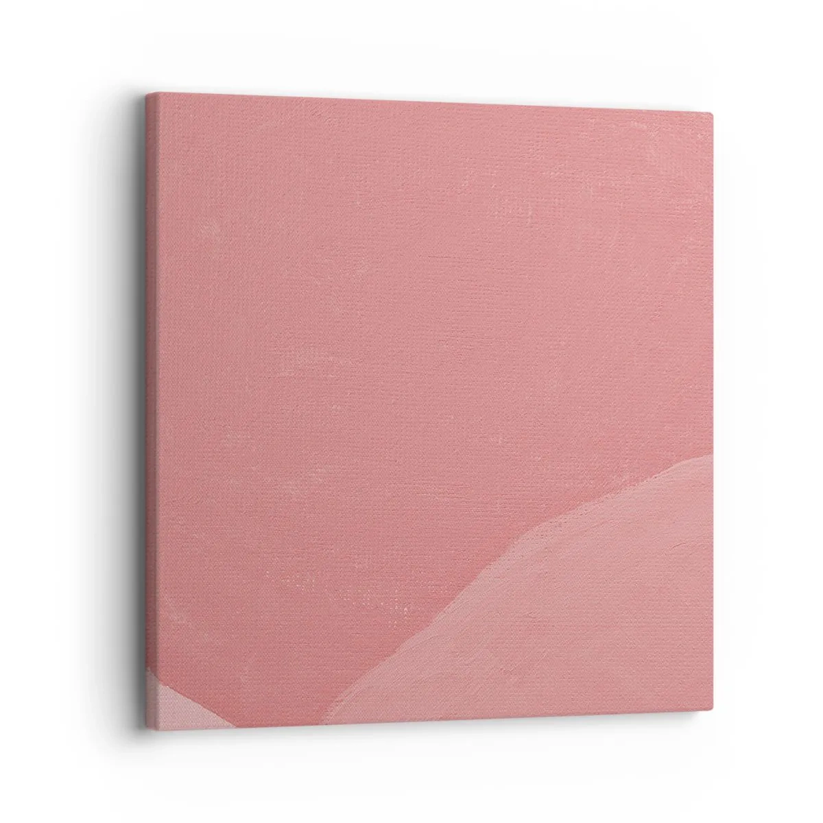 Canvastavla - Bild på duk - Organisk komposition i rosa - 30x30 cm