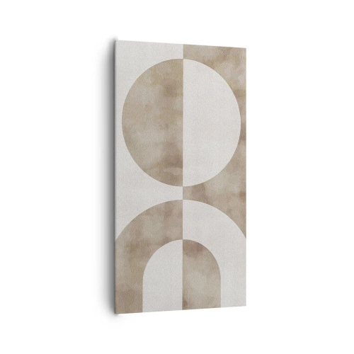 Canvastavla - Bild på duk - Likheter och skillnader - 65x120 cm