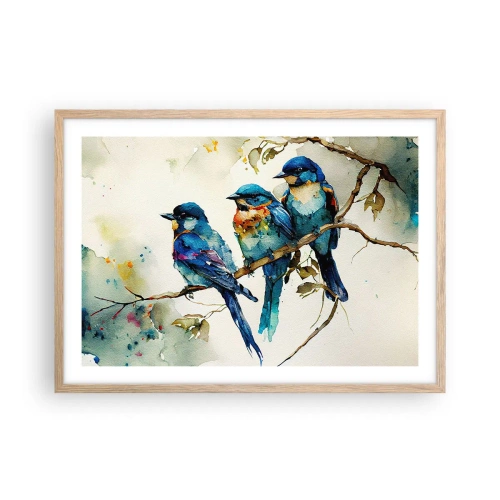 Affisch i ram av ljusek - Sur? - 70x50 cm