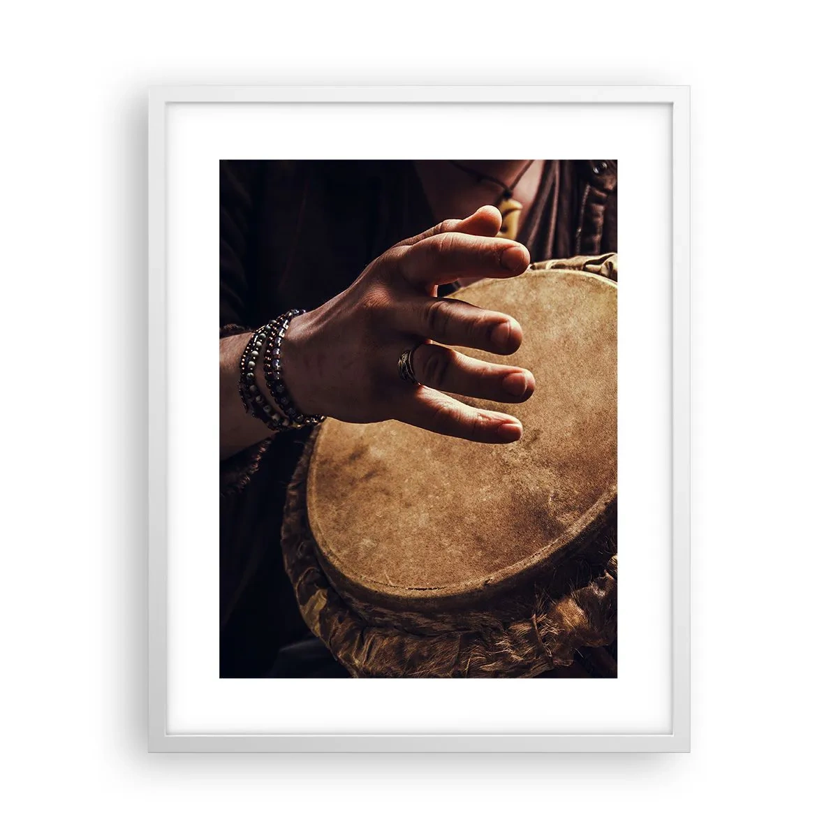 Affisch i vit ram - I hjärtats takt - 40x50 cm