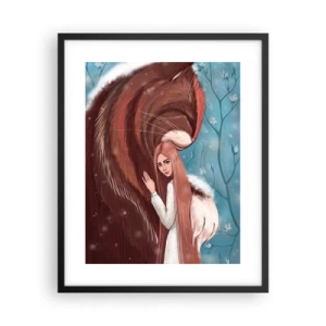 Affisch i svart ram - Välkommen till sagan - 40x50 cm