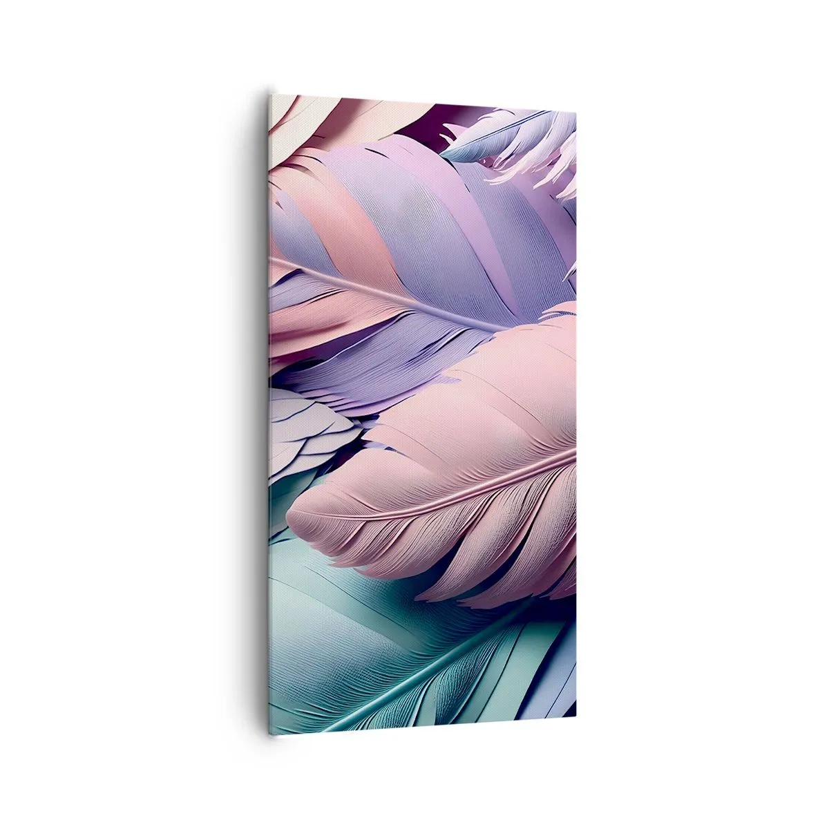 Canvastavla - Bild på duk - Fågelstil - 65x120 cm