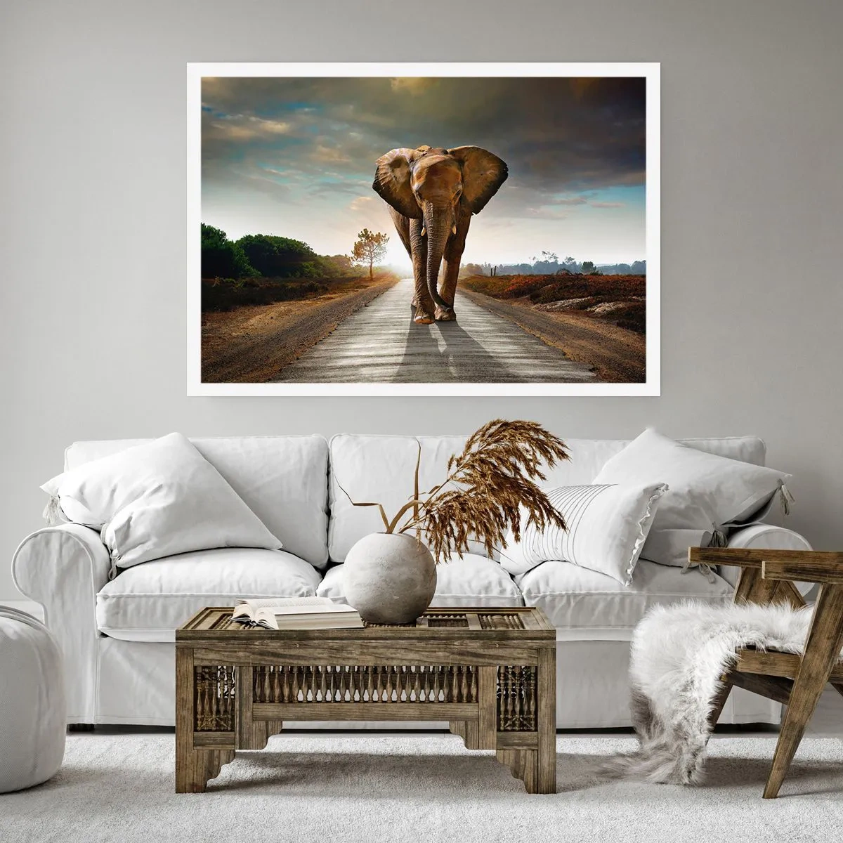 Affisch - Inte alls i en porslinsbutik - 100x70 cm