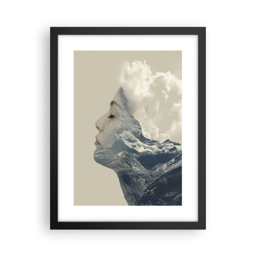 Affisch i svart ram - Elementens skönhet - 30x40 cm